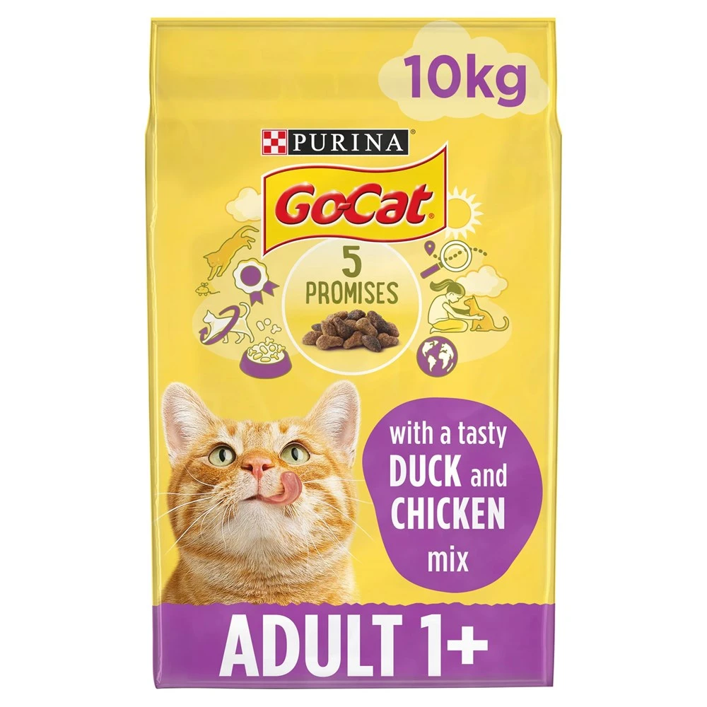 Go Cat Adult Chicken, Rabbit And Duck 10kg 3 Go Cat Adult Chicken, Rabbit And Duck 10kg
