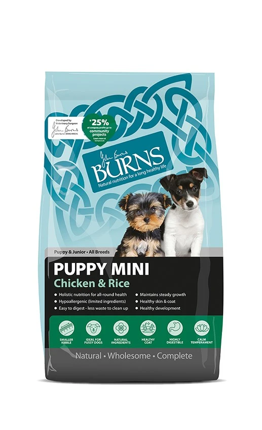 Burns Puppy And Toy Breed Mini Bites 2kg 3 Burns Puppy And Toy Breed Mini Bites 2kg