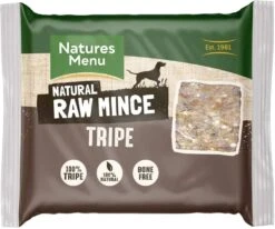 NATURES MENU MINCED TRIPE 12 X 400G BLOCK