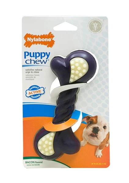 Nylabone Puppy Double Action Chew Regular 3 Nylabone Puppy Double Action Chew Regular