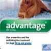 Advantage 400 Spot-On For Dogs (4 Pippets)