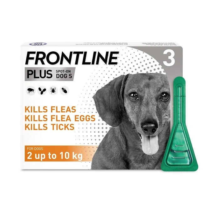 Frontline Plus Spot On Small Dogs 3 Pipettes 3 Frontline Plus Spot On Small Dogs 3 Pipettes