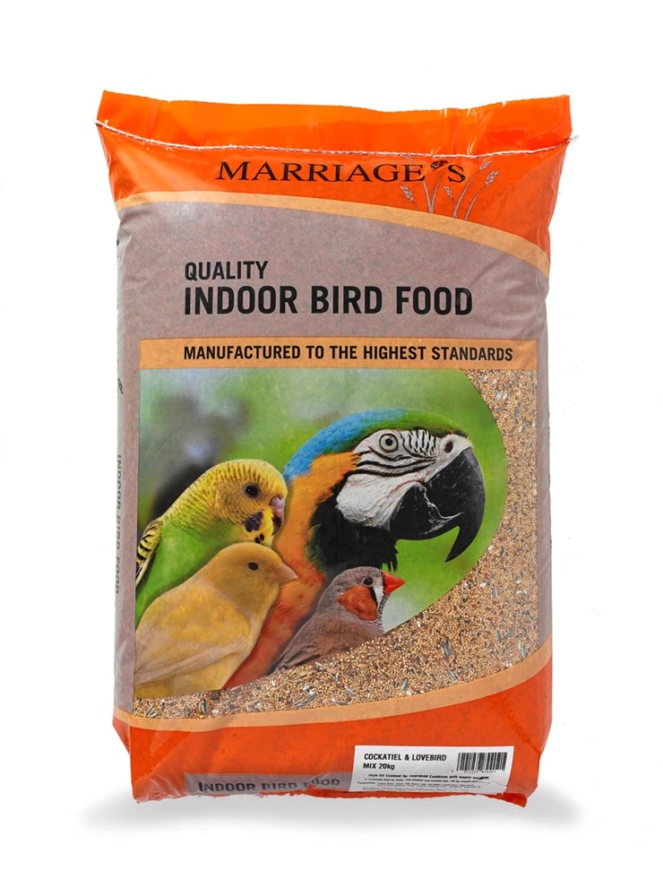 Marriage's Cockatiel And Lovebird Mix 20kg 3 Marriage's Cockatiel And Lovebird Mix 20kg