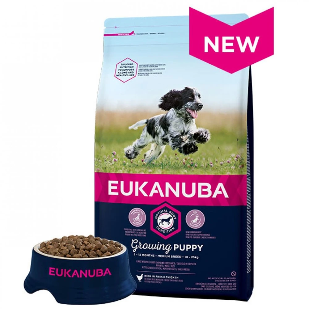 EUKGrowing Puppy MediumBreed Chicken 2kg 3 EUKGrowing Puppy MediumBreed Chicken 2kg