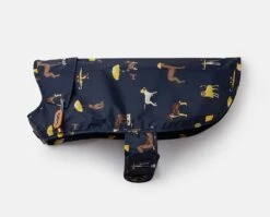 Joules Navy Water Resistant Dog Coat Small