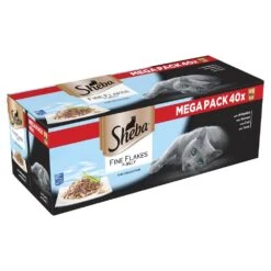 Sheba Cat Fine Flakes In Jelly 40 X 85g
