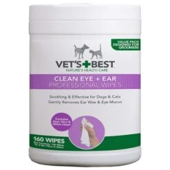 Ear & Eye Wipes For Dogs & Cats 160 Pack