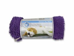 MuttMop Dog Drying Matt - Large Plum