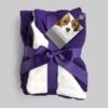 George Barclay Aran Knit Delux Pet Blanket Plum Large -Kurgo Shop 00914181 large