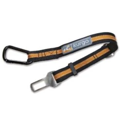 Kurgo Direct To Seatbelt Tether Black/Orange