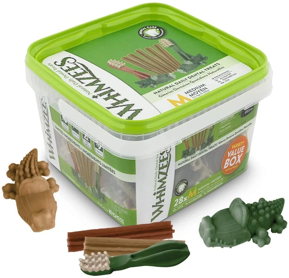 Whimzees Variety Box Medium - 28 Pack 3 Whimzees Variety Box Medium - 28 Pack