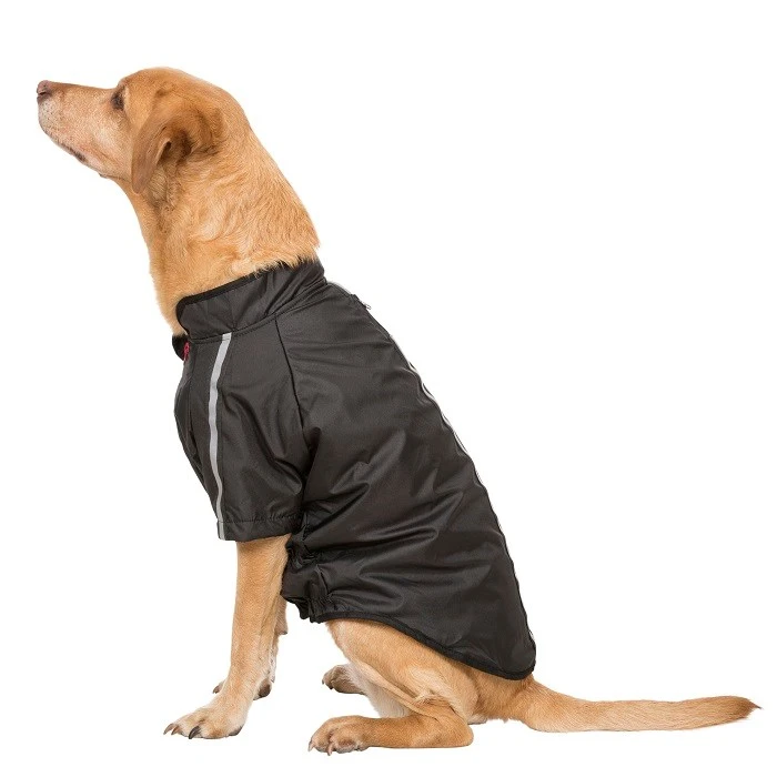 Trespaws Khas Dog Raincoat Black Medium 3 Trespaws Khas Dog Raincoat Black Medium