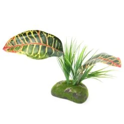 PR Artificial Tropical Croton Plant 30cm