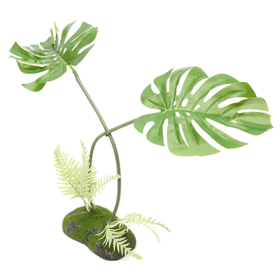 ProRep Artificial Philodendron Monstera Plant 45cm 3 ProRep Artificial Philodendron Monstera Plant 45cm