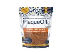 ProDen PlaqueOff Dental Care Bones - Turkey & Cranberry Flavour 485g