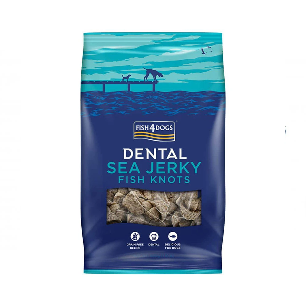 Fish4Dogs Dental Sea Jerky Fish Knots 500g 3 Fish4Dogs Dental Sea Jerky Fish Knots 500g