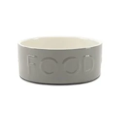 Scruffs Classic Food Bowl Grey- 25cm