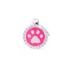 My Family Pet Tag - Pink Glam Paw -Kurgo Shop 00920427 large
