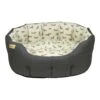 Classic Brushed Dachshund Bed Grey - Small -Kurgo Shop 00920846 large