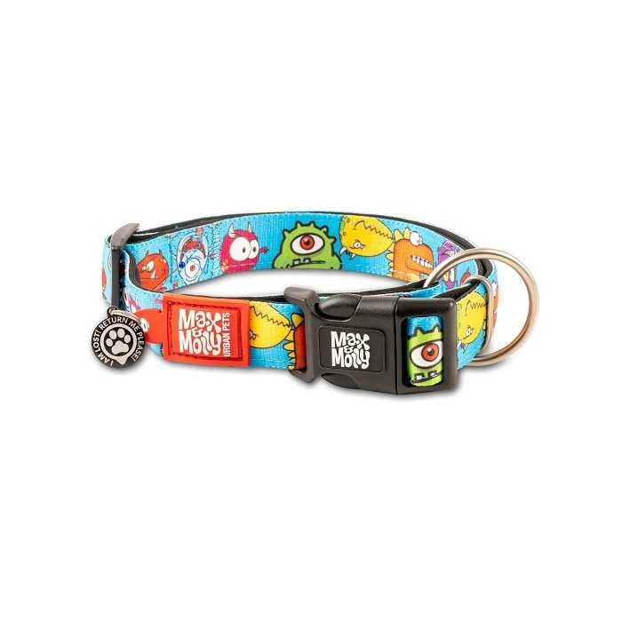 Max & Molly Smart ID Collar Little Monsters - X-Small 3 Max & Molly Smart ID Collar Little Monsters - X-Small