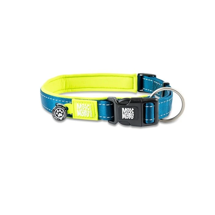 Max & Molly Smart ID Collar Matrix Lime Green - X-Small 3 Max & Molly Smart ID Collar Matrix Lime Green - X-Small