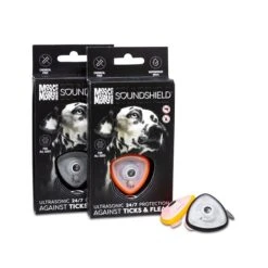 Soundshield 24/7 Ultrasonic Tick & Flea Repeller - Black