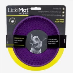 Lickimat Wobble Bowl Purple - 15.5cm