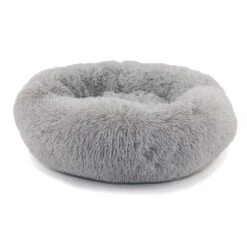 Super Plush Donut Bed 50cm - Grey