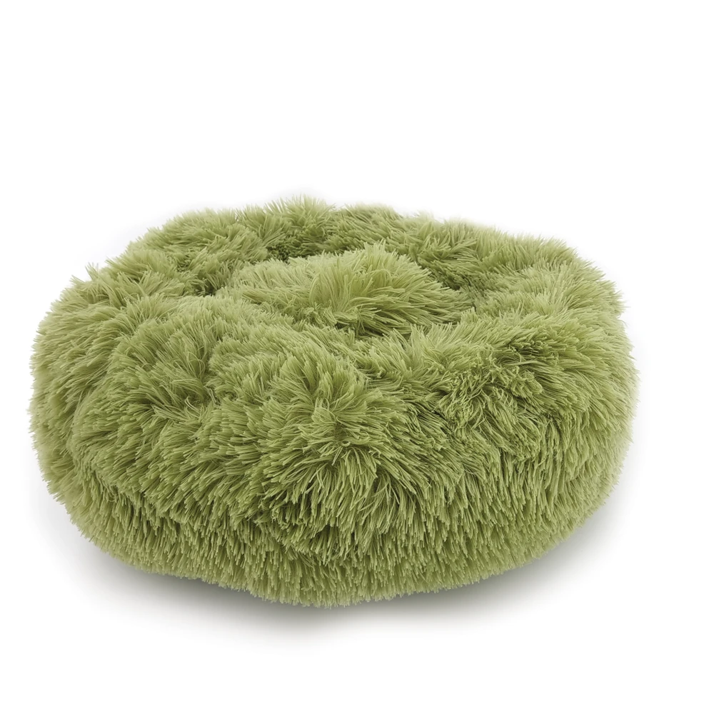 Super Plush Donut Bed Sage - 50cm 3 Super Plush Donut Bed Sage - 50cm