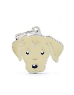 My Family Pet Tag - Yellow Labrador