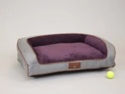 Monxton Sofa Bed Medium Silver/Vino Memory Topper Mattress