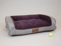 Monxton Orthopaedic Sofa Bed Large Silver/Vino