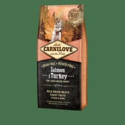 Carnilove Salmon & Turkey Large Breed Puppy 12kg