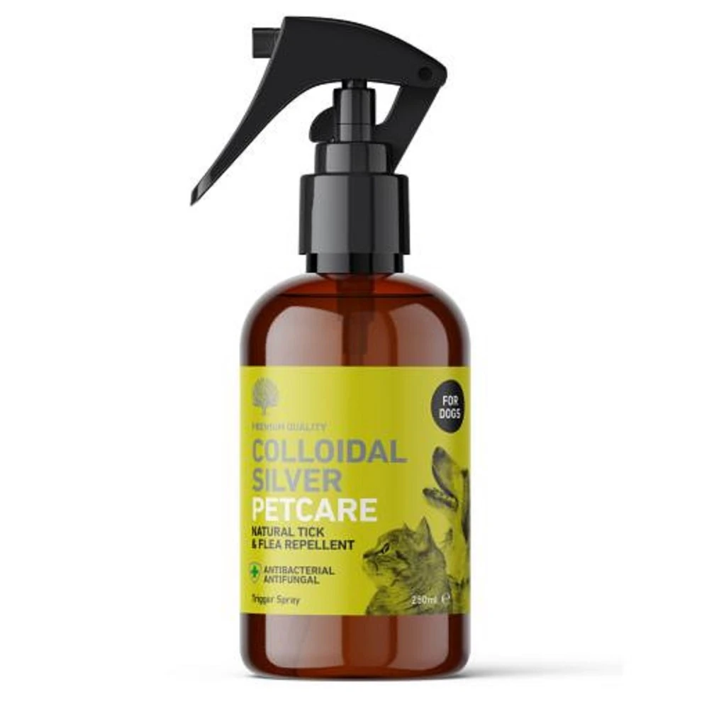 Colloidal Silver Antibacterial Tick & Flea Repellent 250ml 3 Colloidal Silver Antibacterial Tick & Flea Repellent 250ml