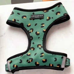 Cocopup London Khaki Leopard Harness XSmall
