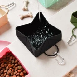 Cocopup London Black Foldable Travel Bowl