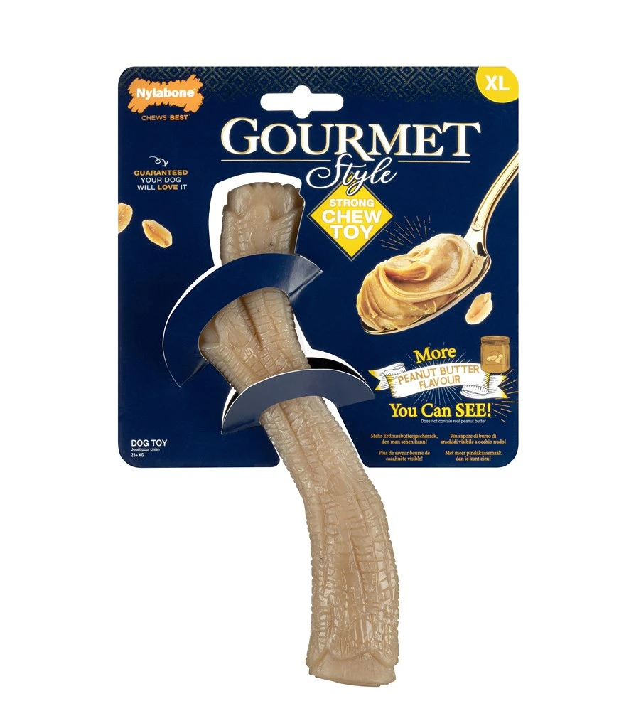 Nylabone Gourmet Stick Peanut Butter XL 3 Nylabone Gourmet Stick Peanut Butter XL