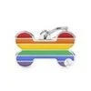 Rainbow Collection - Big Bone Rainbow Tag -Kurgo Shop 00923247 large